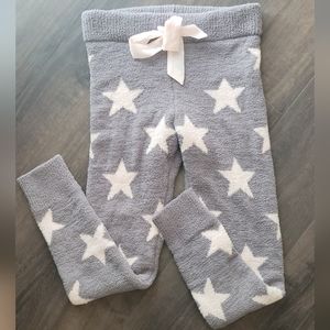 Honeydew Gray/Pink Chenille Pajama Pants EUC